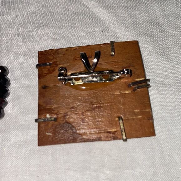 BIRCH BARK Brooches/Pins-Lot of 2 - Picture 5 of 5
